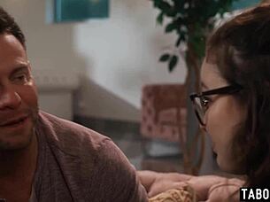 Teen leana lovings entices milf into wild group 4some with big tits bouncing in intense bunny outfit fuck