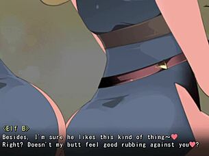 i dominate as tall elf in intense face sitting scene