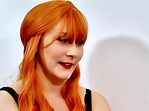 Fiery Redhead Vicky Craves A Thick Cock