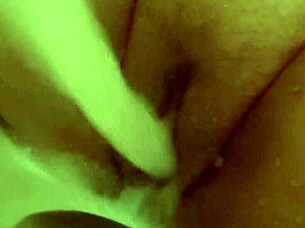 Muscular Latina Masturbates With Big Pussy Lips In Bath Using Faucet For Intense Orgasm