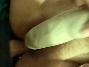 sexy colombian bride rides her dildo hard then takes amateur anal pounding with toy play outdoors
