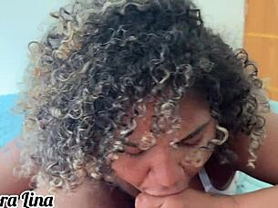 esperé a que mi esposo se fuera para dar mi culo a mi cuñado malhado, fóllame el culo de tu putita