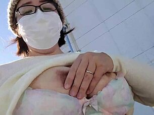 Married woman feels thrill from outdoor activity in full German video