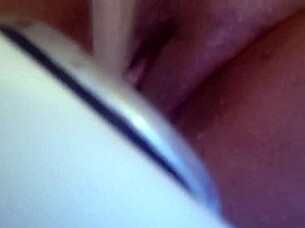 Muscular Latina Masturbates With Big Pussy Lips In Bath Using Faucet For Intense Orgasm