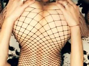 fucking my friends partner in lingerie and stockings for wet pussy homemade pov action