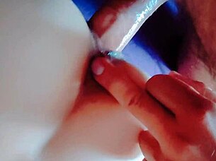 the mature skinny brunette wife enjoyed passionate elegant sex in close-up anal action