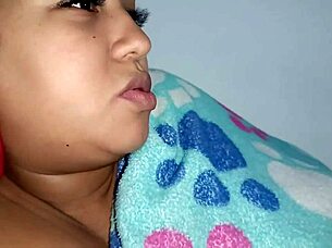 tired from work, watching porn while my wife hints at a handjob session