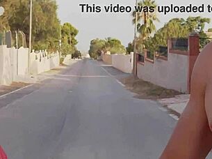 katrina moreno GETS FUCKED like a queen outdoors with deepthroat action and monster cock pounding her shaved pussy