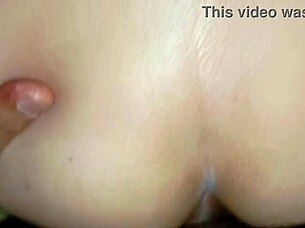 hey, loving this delicious amateur anal session with tons of creamy finish