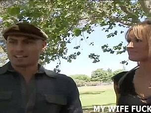 i cant believe youre watching your hot wife get fucked hard by a big cocked male pornstar in cuckold femdom