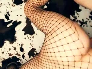 fucking my friends partner in lingerie and stockings for wet pussy homemade pov action