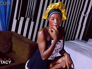 oh god, why is my ebony girlfriend's big clit making me so horny for monster cock action?