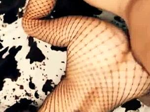 fucking my friends partner in lingerie and stockings for wet pussy homemade pov action