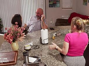 Freya Von Doom Rides Huge Cock With New Wife In Taboo Action!