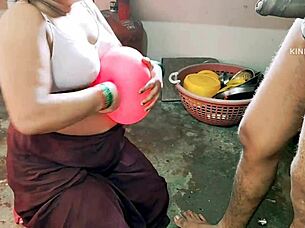 Horny Indian milf gets wild with neighbor guys in homemade hardcore session