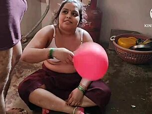 Horny Indian milf gets wild with neighbor guys in homemade hardcore session