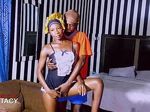 oh god, why is my ebony girlfriend's big clit making me so horny for monster cock action?