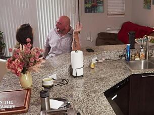 Freya Von Doom Rides Huge Cock With New Wife In Taboo Action!