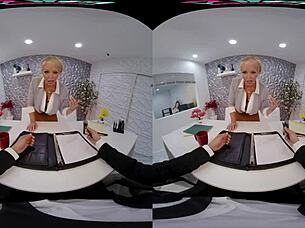 Vrhush Hands-On Approach With Alura Jenson & Laney Grey Featuring Hardcore Blowjob Cum Swapping And Milf 3some In Missionary And Doggystyle.