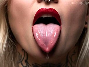 i-i love devils smoking, that fetish with lipstick and monster vibes gets me so hot...