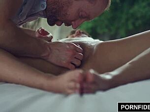 charlotte cross gets that wet pussy massaged hard before a deep creampie finish 😏