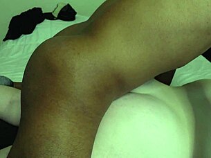 Snow bunny encounters jungle bunny in forest with BBC pounding and huge cumload in ass