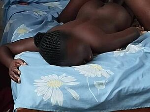 What happens when I rub oil on my horny brunette friend's ass while stroking my cock?