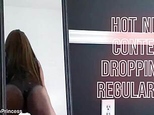 TWEEK SOMETHIN' WITH EBONY ASS SHAKING IN SEXY LINGERIE COSTUMES!