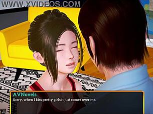 Redhead Teen's Big Tits In Family Game Twist