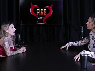 Angelica morango discusses wild submission games among women and social media censorship in sheer red lingerie during sensual outdoor casting interview with brazilian swingers.