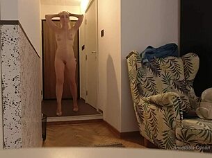 I opened the door naked for the delivery guy and he just wouldnt leave me alone