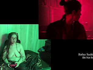 Curvy BBW With Glasses Strips Naked At Lake House