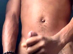 i'm jerkin off for the first time with rainy cream and monster big cock