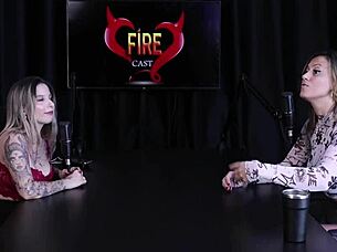 Angelica morango discusses wild submission games among women and social media censorship in sheer red lingerie during sensual outdoor casting interview with brazilian swingers.