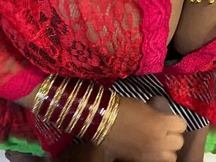 On a romantic ranch, the soon-to-be wife experiences intense squirting orgasms from fingering in this casual Indian village tale.