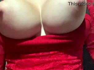 Oh wow, look at Italian big tits milf Artemisia Love smoking a cigarette outdoors. She's showing off her horny bouncing boobs!