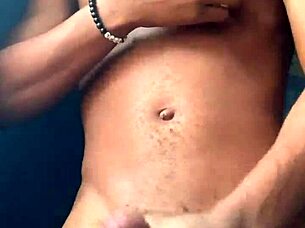 i'm jerkin off for the first time with rainy cream and monster big cock