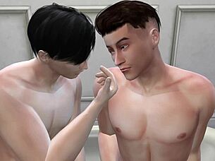 Hot Gay Model Group Sex Action