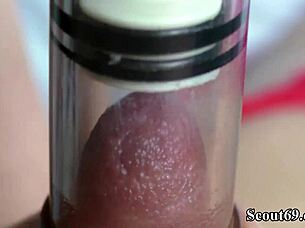 hey pregnant german blonde, how does milking those lactating tits feel while you masturbate to orgasm?