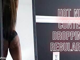 TWEEK SOMETHIN' WITH EBONY ASS SHAKING IN SEXY LINGERIE COSTUMES!