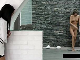 Megan Rain Licks Gina Gerson Pussy In Close-Up Lesbian Action With Toys And Dripping Wet Orgasms