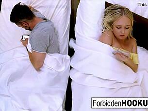 Fuck me hard, you lucky stud, demands the bratty blonde.