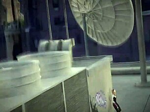 In a thrilling rooftop encounter, Spiderman and Gwen engage in passionate intimacy under the night sky. Their superhero chemistry ignites as they connect intensely.