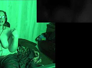 Curvy BBW With Glasses Strips Naked At Lake House