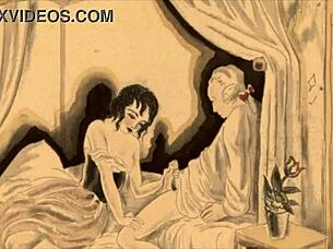 vintage erotic drawings from antique retro collections with hairy details 😊🖼️