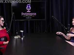 best moments of annie clementine in preliminares podcast with bia hot part 2