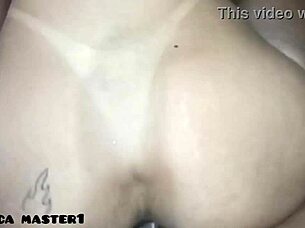 Skinny naughty girl enjoys giving it up nicely to big black cock in amateur session