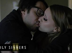 Hot Step Daughter Gets Caught Sneaking Home From School By Stepdad But What If He Teaches Her A Lesson With Wet Pussy Lick And Doggystyle Fucking?