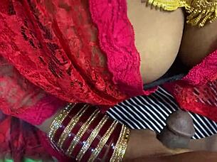 On a romantic ranch, the soon-to-be wife experiences intense squirting orgasms from fingering in this casual Indian village tale.