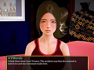 Redhead Teen's Big Tits In Family Game Twist